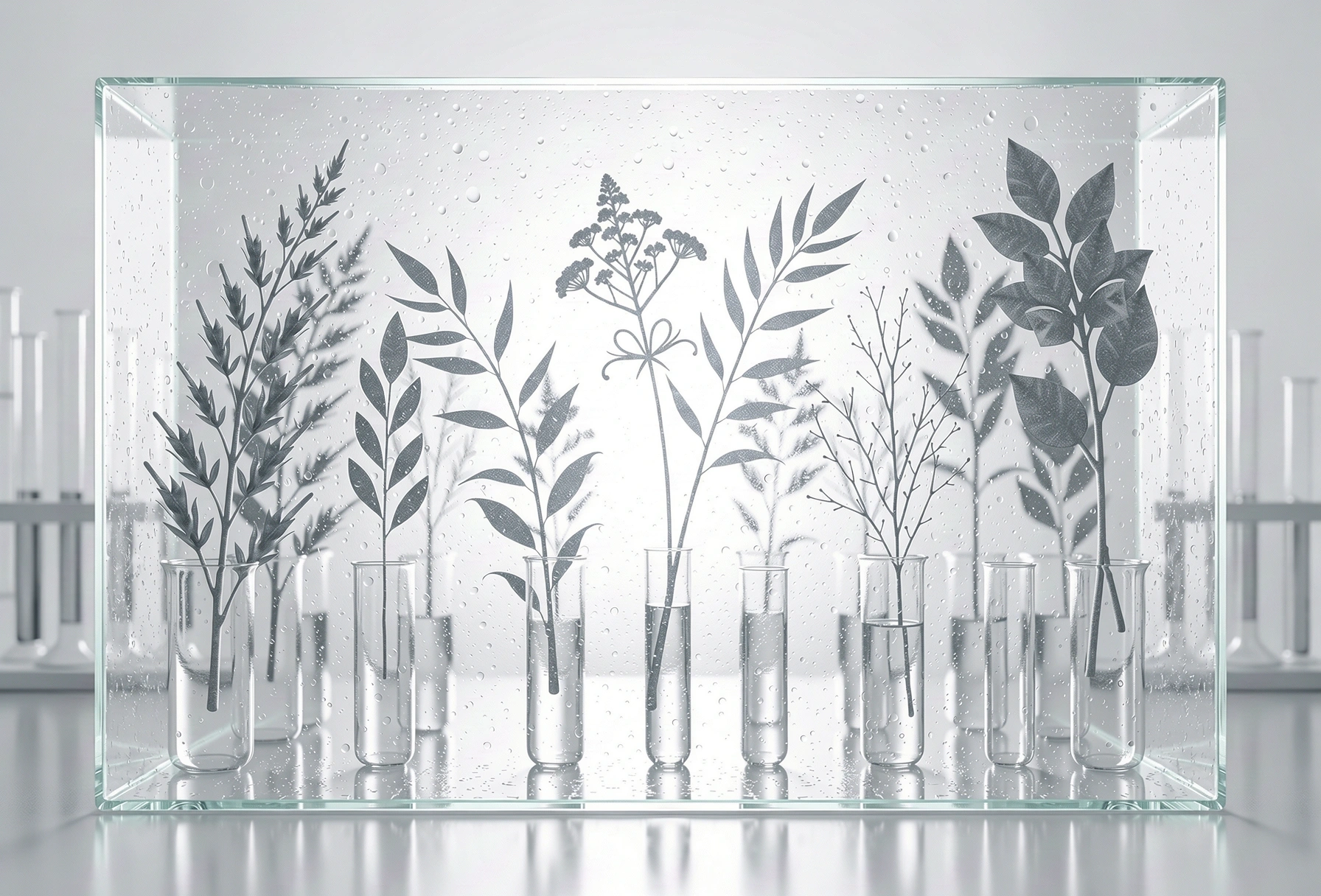 Botanical Glass Texture